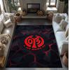 Mainz FC Voetbal Voetbal Patroon Zacht Vloerkleed Antislip Binnen Vloerkleed Sport Decoratie Mat voor Slaapkamer