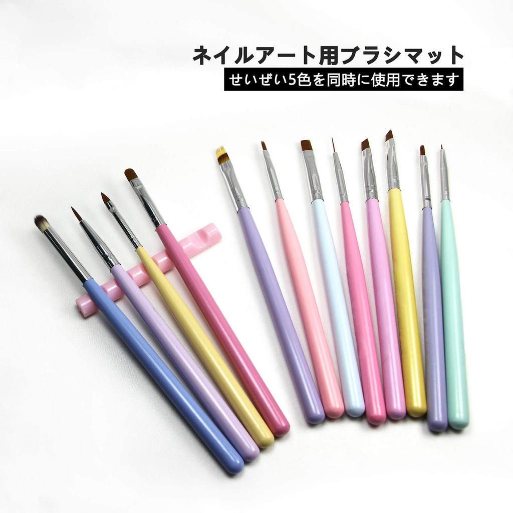 Conjunto de Pincéis para Unhas em Gel com Pincel Oval para Nail Art Starter Kit para Mini Porta-Pincéis, Tampas de 12 Peças, Estúdio, Pincéis Ultra-Finos, Prática,