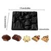 Castle Mousse Cake Mold 3D Shape Easy Release Chocolate Dessert Mold Reusable Food-Grade Silicone Baking Cake Molds Kitchen