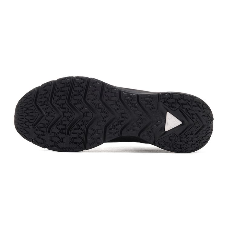 Descente Running Series Sports Lace-Up Shock Absorbing Non-Slip Breathable Low-Top Running Shoes Men sneaker Black D4231RRN23-BK