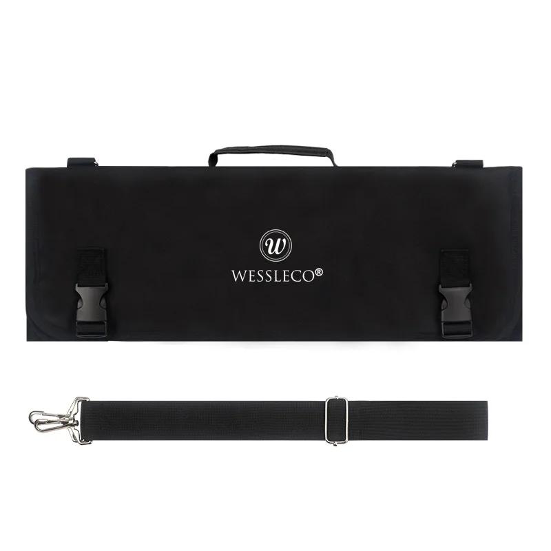 Portable Chef Knife Bag Oxford Durable Professional Kitchen Cleaver Japanese Storage Pocket Carrying Roll Bag Outdoor Organizer