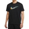 Nike T Shirts Men's Black Crew Neck Moderate Straight Fit DV1215-010