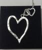 Necklace Fashion Love Heart Pendant Long Necklace Women'S Metal Sweater Chain