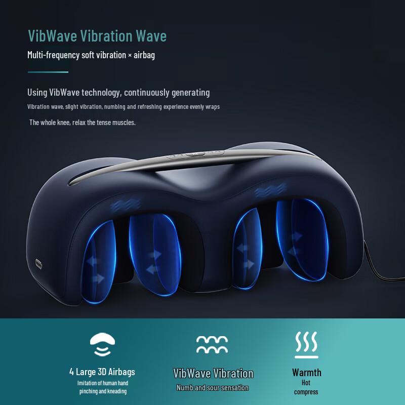 Philips 3D Airwave Knee Massager with Heat and Vibration
