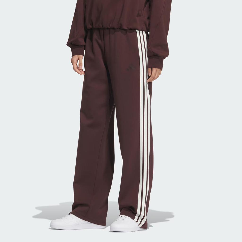 adidas Women's MS KN PNT Straight Leg Pants Brown KB7588