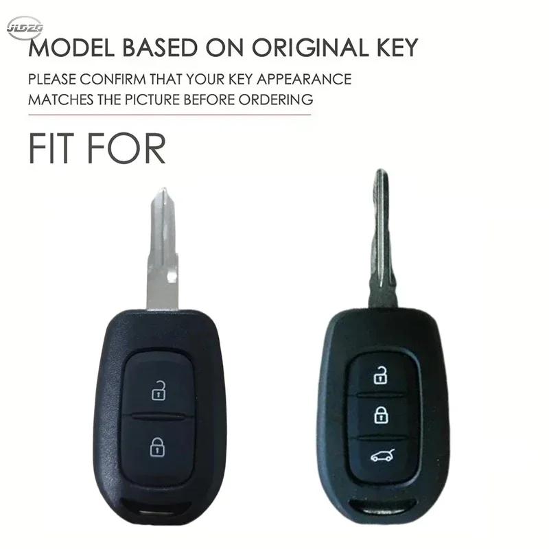Silicone Car Remote Key Shell Case For Renault Duster Sandero Logan Clio Captur Laguna Scenic 2015 2016 fob 2/3 Buttons