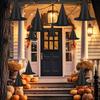 Halloween Witch Hat Black Witch Hat Costume Accessories for Indoor and Outdoor Halloween Decoration, Suitable for Home Courtyard Porch Ceilings