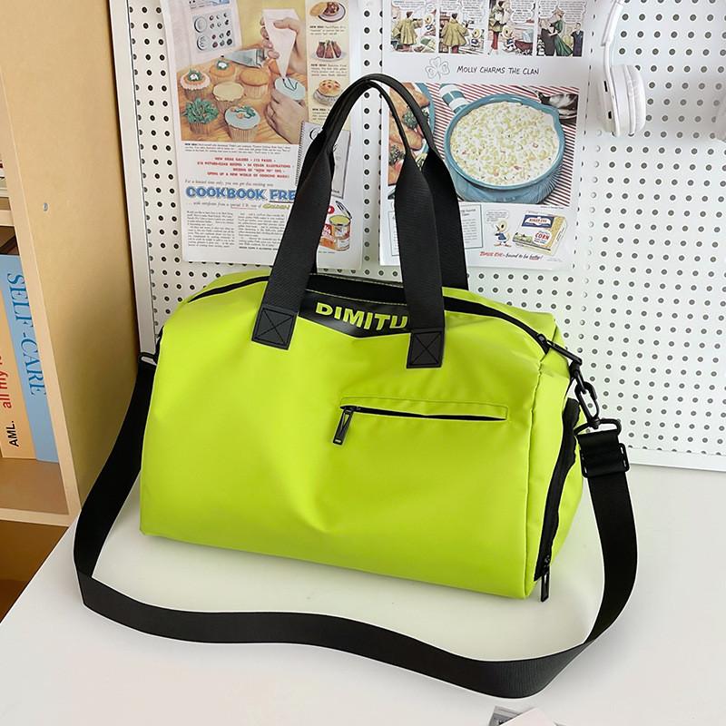 Стильная повседневная дорожная сумка-тоут большой вместимости, водонепроницаемая, легкая, унисекс дизайн зелёный