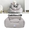 Dog Car Seat Removable Washable Portable Antislip Pet Car Bed for Small Medium Dogs Cats