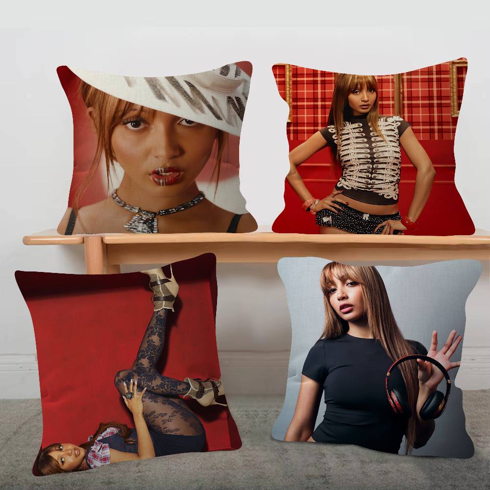 Singer Pink Pantheress Pillow Case Soft Double Sided Print Sofa Cushion Cover Throw Pillow Covers