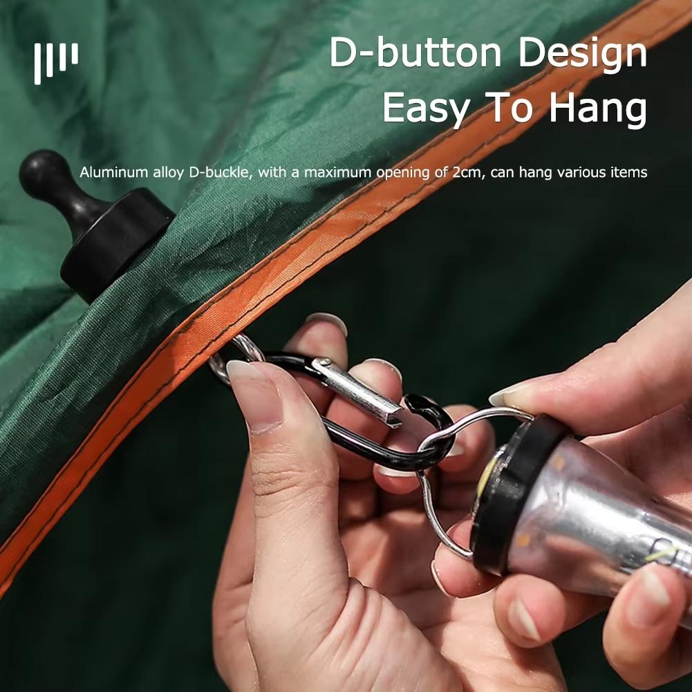 Outdoor Camping Strong Magnetic Hooks Tent Canopy Carabiners Mountaineering Buckle Magnet Hanger Camping Light Hook Accessories