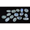 52Cts .Natural Rainbow Moonstone Fancy Cabochon Loose Gemstone 15 Pcs Lot RML-808
