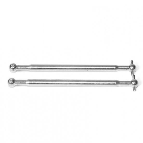 2Pcs Metal Rear Dog Bone Drive Shaft 25-WJ05 for Hosim XLH 9125 RC Car Spare Parts Upgrade Accessories