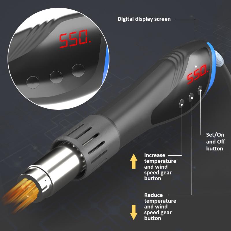 Handskit 958 Temperature-Controlled Digital Display Hot Air Gun