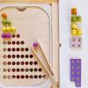 Montessori Sensory Bin Tools Table Game Wooden Tray Sorter Fine Motor Training Parish Color Matching Activity Games For Children
