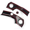 Carbon Fiber Look Abs Dashboard Side Air Vent Cover For Toyota Tundra 2014-21