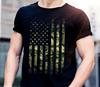 Camo American Flag Usa Military Tactical Camouflage Patriotic Shirts for Men