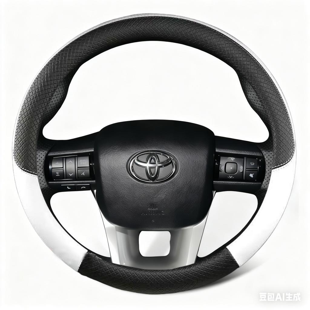 Car Steering Wheel Cover Artificial Leather For Toyota Fortuner Hilux 2015-2021 Steering-Wheel Cover Wrap Auto Interior