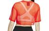 Nike Crop Tops Women's Team Orange/Black Crew Neck Thin CJ2703-891