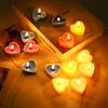 9 Pvc Boxed Valentine's Day Romantic Proposal Whitening Tea Wax Exquisite Heart-shaped Candles Ins Small Candles