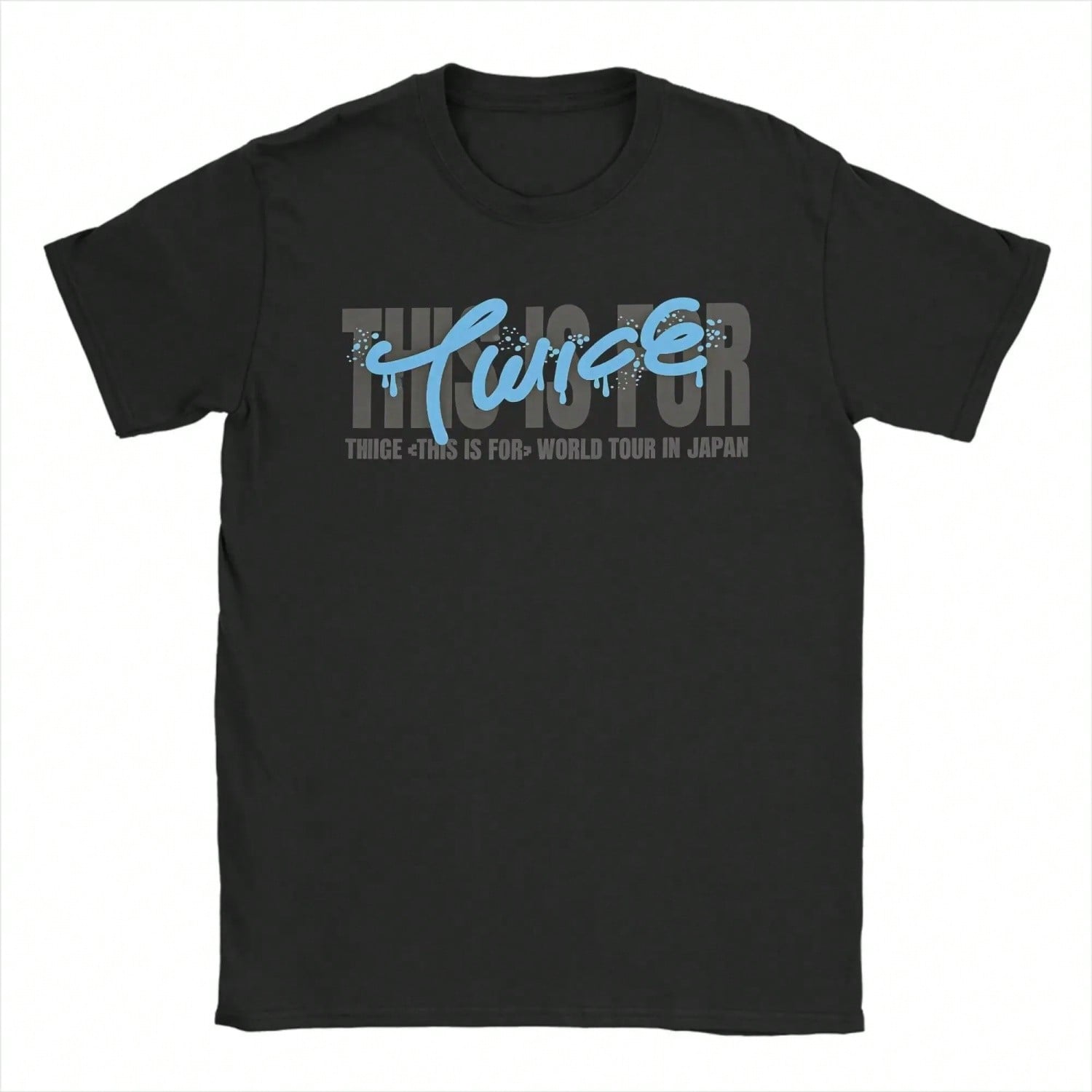 Graphic Printed Twice TOUR 2025 T Shirt Tee 100% Cotton T-Shirts Clothes S разноцветный