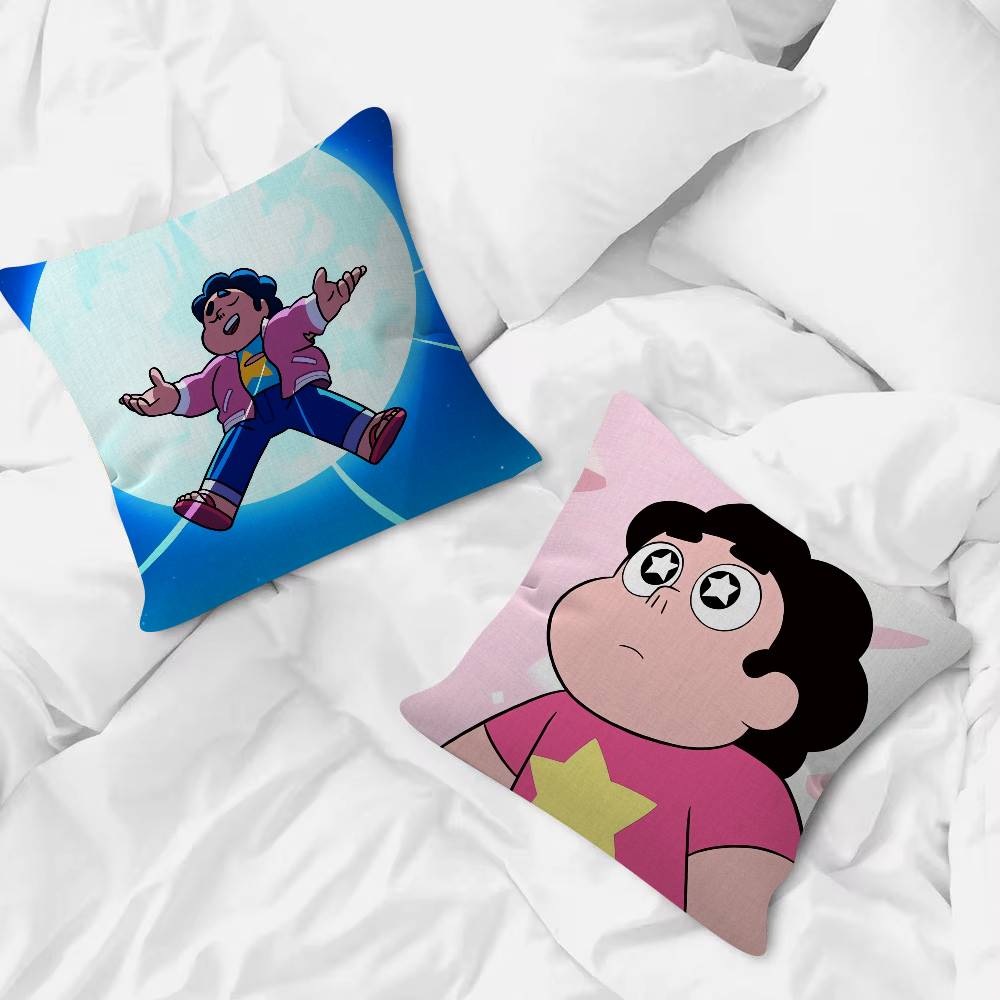 Anime Steven Universe Pillow Case Soft Double Sided Print Sofa Cushion Cover Throw Pillow Covers