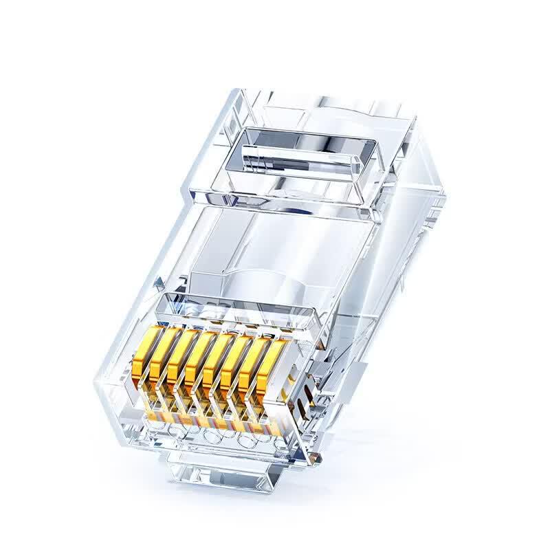 UGREEN CAT6 Pass-Through RJ45 Connectors (10-pack)