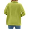 Women's Fashion Casual Versatile Lapel Loose Long Sleeve Pullover Solid Color Long Sleeve Women's Sweatshirt