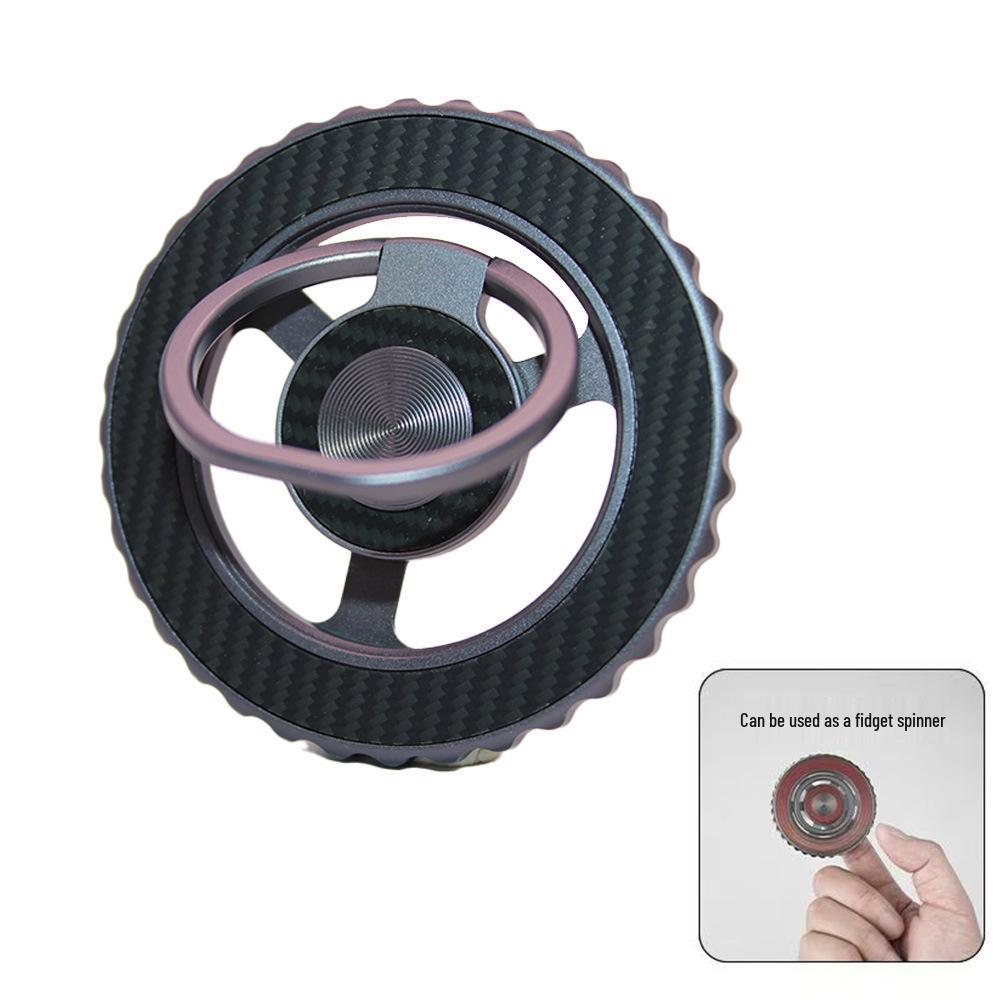 360° Rotatable Magnetic Phone Holder Ring for Apple, Huawei, Xiaomi - Foldable & Compatible Rotatable Fidget Spinner Stand