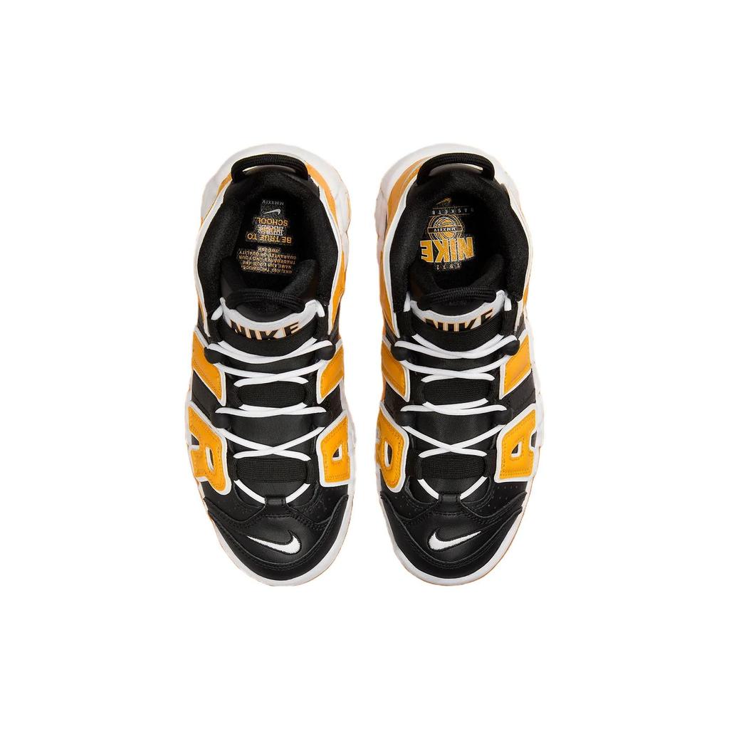 Nike Air More Uptempo GS Be True To Her School Dětské Tenisky Černá Univerzitní-Zlato bílá FN0262-001