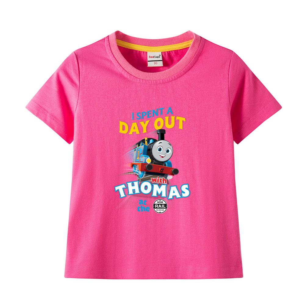 Boys' Printed Short-Sleeve Cotton T-shirt - 2023 Summer Fashion