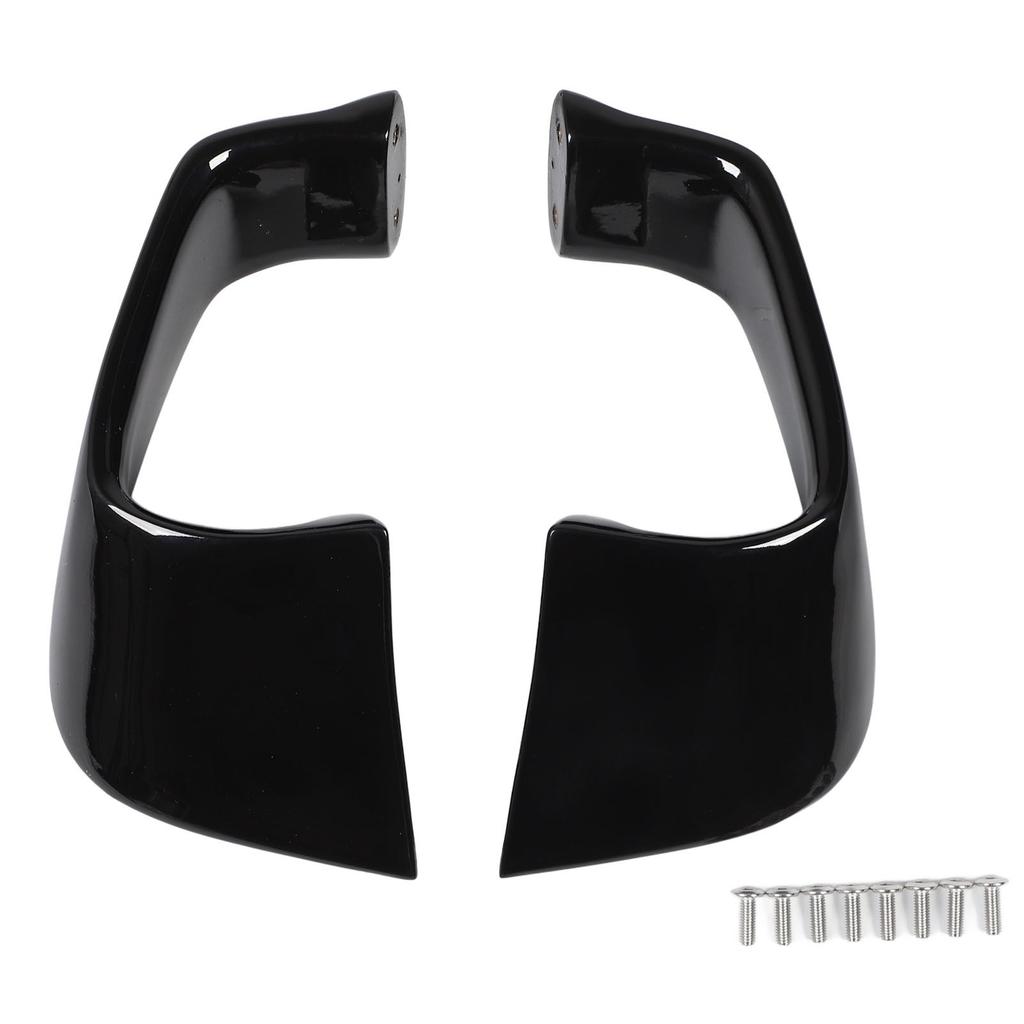 2PCS Fixed Wing Spoiler Aerodynamic Motorcycle Winglet Fairing Wing Kit Side Wing Decoration for YZF R1 R6 Gloss Black