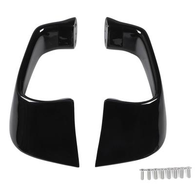 2PCS Fixed Wing Spoiler Aerodynamic Motorcycle Winglet Fairing Wing Kit Side Wing Decoration for YZF R1 R6 Gloss Black