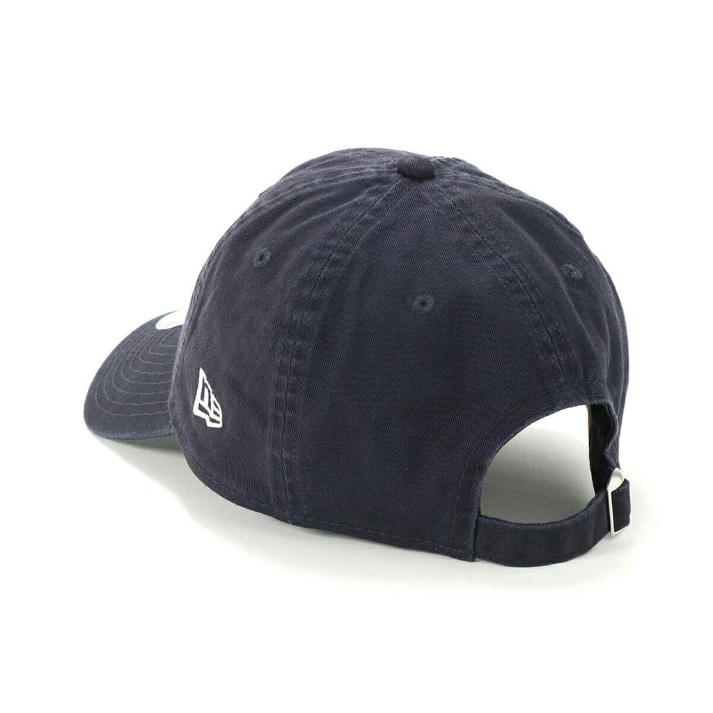 New Era 9TWENTY Cloth Strap Washed Cotton New York Yankees Navy X White Cap One Size (New Era)