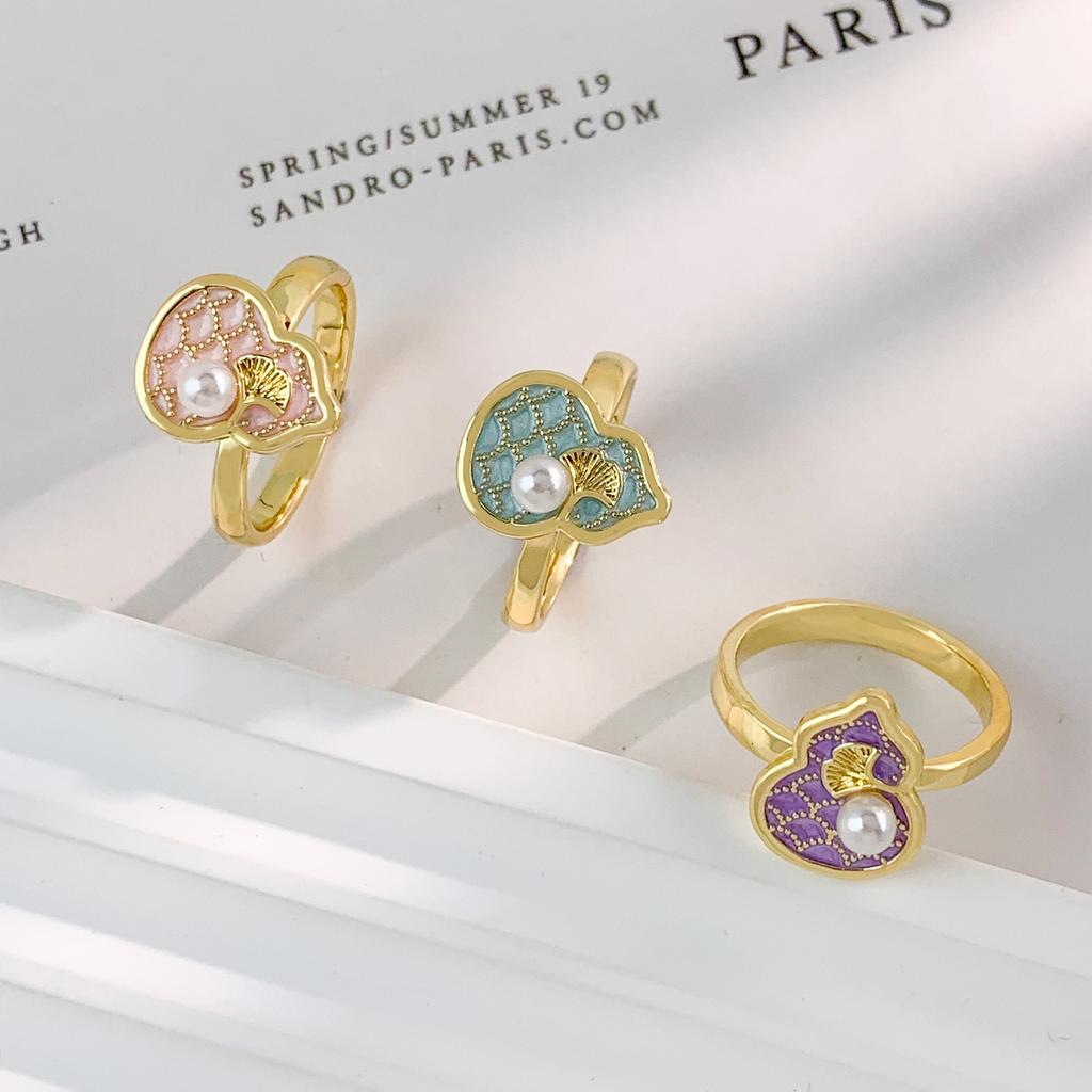 Lantern-shaped Auspicious Charm Necklace for Women, Light Luxury, High-end, Elegant Earrings and Rings Accessory Set