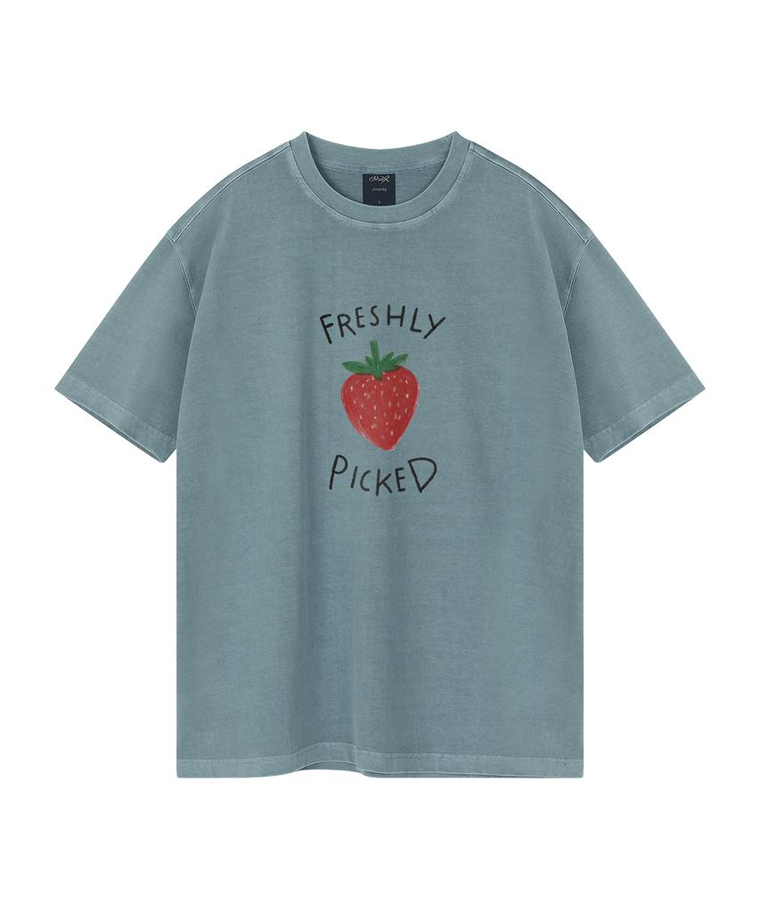 WILDROCK Freshly Picked Pigment Oversized Short Sleeve T-Shirt (Cropped) (Type B)