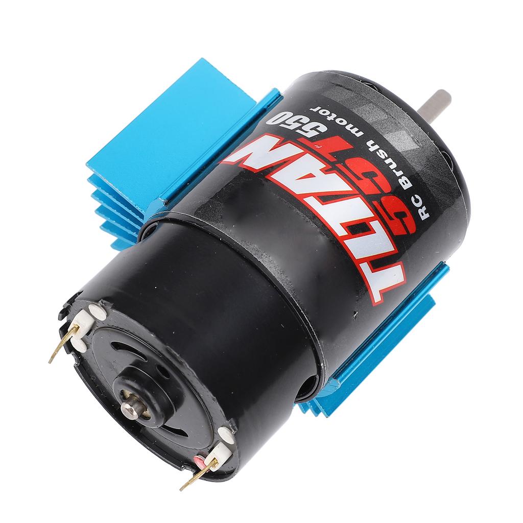 Silnik Samochodu RC 550 Uniwersalny Silnik Szczotkowy z Niebieskim Radiatorem dla Axial SCX10 dla Hpi dla Redcat JL