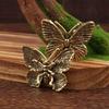 1/3/5Pcs Insect Animal Model Desk Decor Brass Butterfly Statue Office Ornament Vintage Tea Table Decoration For Living Room