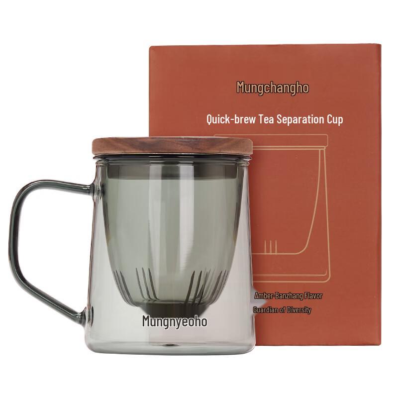 Mengchanghao Glass Tea Infuser Office Mug