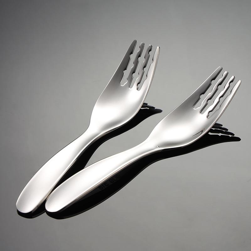 Łyżka z płaskim dnem ze stali nierdzewnej 316, widelec o wielu specyfikacjach, łyżka do karmienia dzieci, chińska łyżka do użytku domowego, prezent