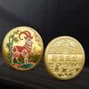 Year Of The Goat Souvenir Coins 2027 Zodiac Goat Collectible Coins New Year Gift Goat Metal Crafts Art Display Decor