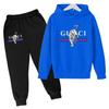Children New Tiger Print Hoodie Clothes Autumn Winter Casual Long Sleeve Pullover 2pcs Top+Pants Brand Girl Boy 3-12Yrs Coat Set