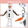 Enchanting Frozen Snowman Olaf Cosplay Costume For Kids Halloween Fancy Dress Up