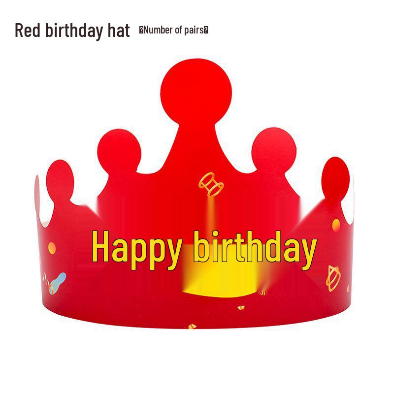 

Foldable Crown Birthday Hat for Kids and Adults 100 Pieces Upgraded Thick