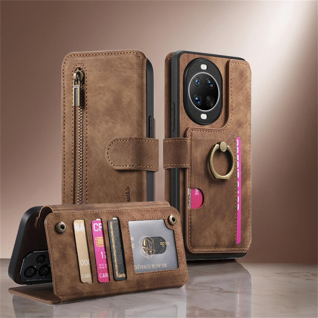 4-in-1 Wallet Case for Huawei Nova series.Nova Y70 Plus/Nova 9 SE/Nova 8/Pura 70...series (Protector, Card Holder, Crossbody Bag, Stand)