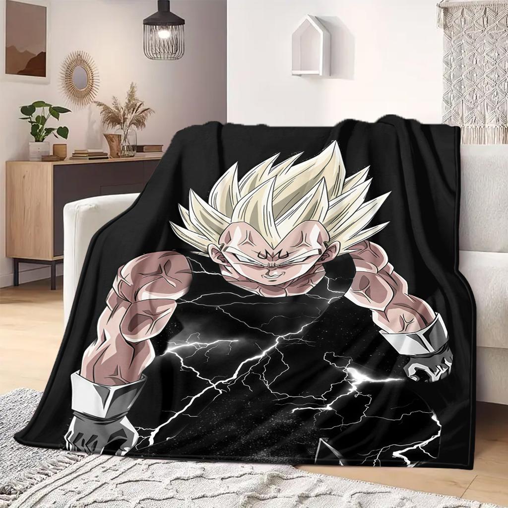 Vegeta Print Blanket Warm Comfortable Flannel Blanket Suitable for Bedrooms,Sofas, Beds,Chairs,Travel -QIAO148