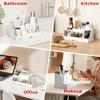 Silicone Toothbrush Holder: Easy-Clean Drainable Storage Box for Bathroom Supplies