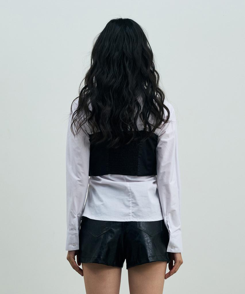 Alikim Ari Ribbon Bustier / Black