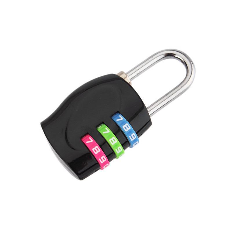 1PC 3 Digit Padlocks Resettable Combo Locks Weatherproof Combination Padlocks for Gym School Locker Outdoor
