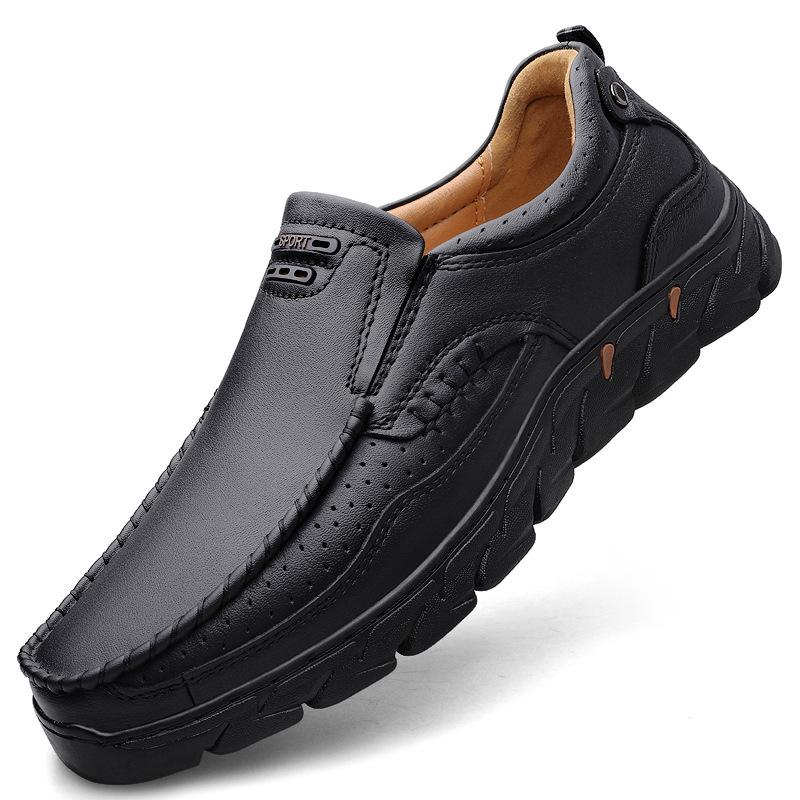 Leather Shoes Men s Large Size Men s Outdoor Shoes Casual Leather Shoes Hiking Shoes 37